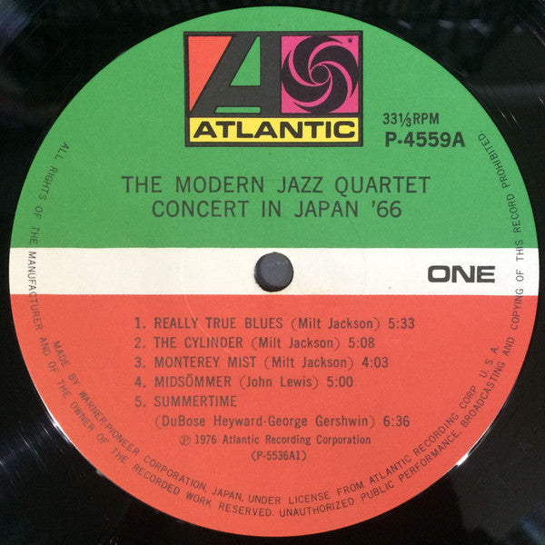 The Modern Jazz Quartet - Concert In Japan '66 (2xVinyl, LP, Album, Mono) Very Good Plus (VG+) / Very Good Plus (VG+)