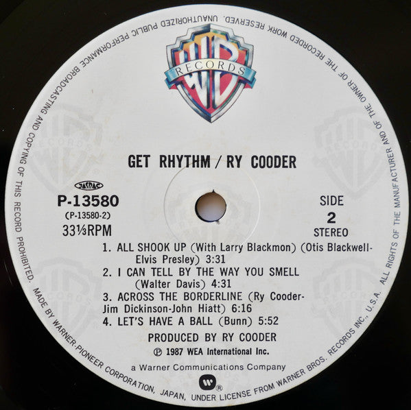 Ry Cooder - Get Rhythm (Vinyl, LP, Album)