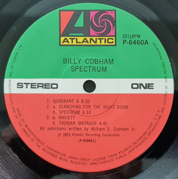 Billy Cobham - Spectrum (Vinyl, LP, Album, Reissue) Very Good (VG) / Good Plus (G+)