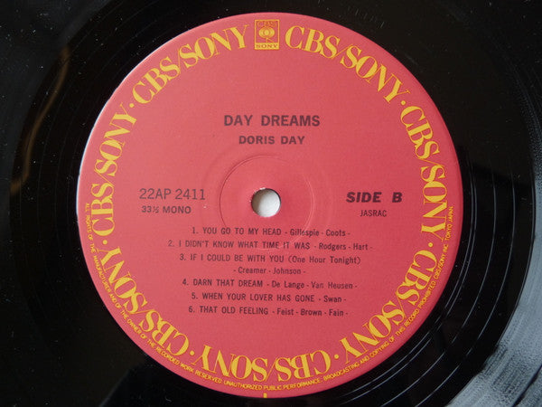 Doris Day - Day Dreams (Vinyl, LP, Album, Reissue) Very Good Plus (VG+) / Very Good Plus (VG+)