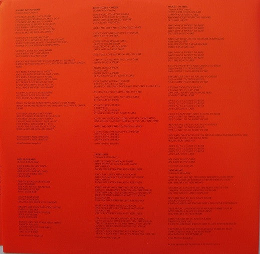 The Beatles - 1962-1966 (2xVinyl, LP, Album, Compilation, Stereo) Very Good (VG) / Good (G)