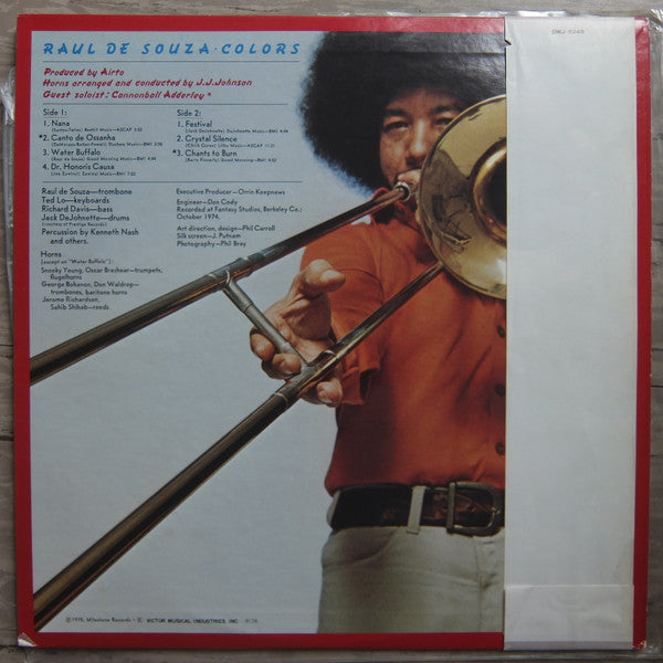 Raul De Souza - Colors (Vinyl, LP, Album) Good Plus (G+) / Very Good (VG)
