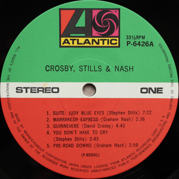 Crosby, Stills & Nash - Crosby, Stills & Nash (Vinyl, LP, Album, Re...