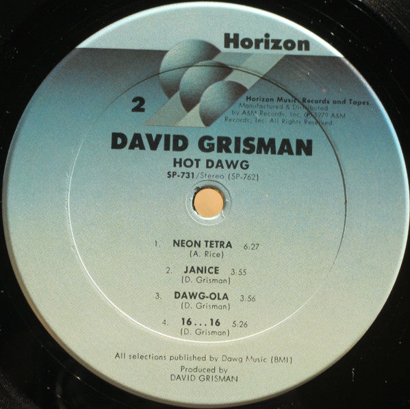 David Grisman - Hot Dawg (Vinyl, LP, Album, Stereo) Very Good Plus (VG+) / Very Good Plus (VG+)