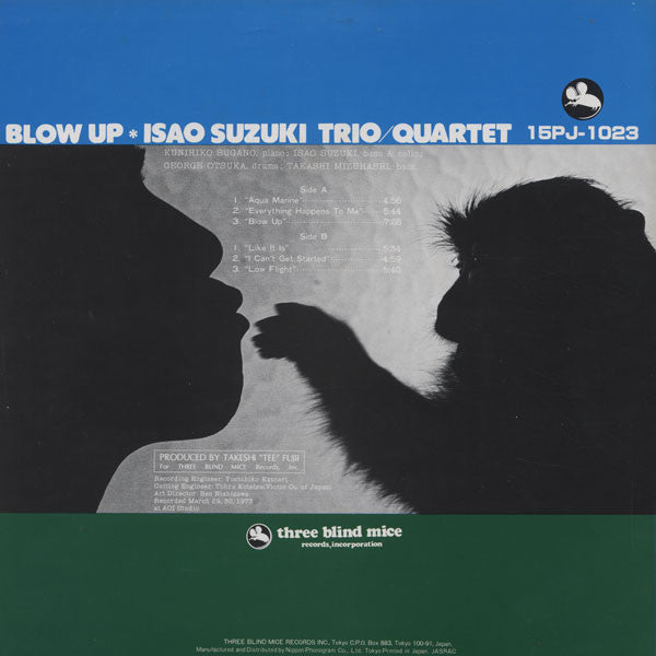 Isao Suzuki Trio - Blow Up (Vinyl, LP, Album, Reissue, Stereo)