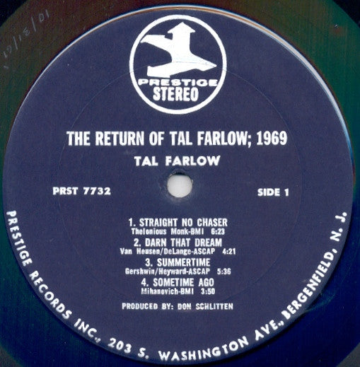 Tal Farlow - The Return Of Tal Farlow / 1969 (Vinyl, LP, Album, Ste...