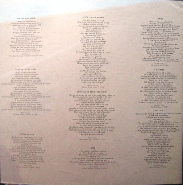 Crosby, Stills, Nash & Young - 4 Way Street (2xVinyl, LP, Album) Very Good (VG) / Very Good (VG)