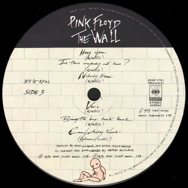 Pink Floyd - The Wall (Vinyl, LP, Album, Stereo)