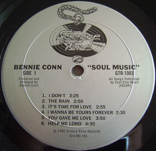 Bennie Conn - Soul Music (Vinyl, LP, Album) Very Good Plus (VG+) / Very Good (VG)