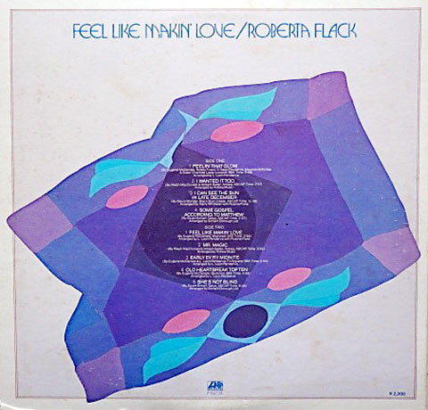 Roberta Flack - Feel Like Makin' Love (Vinyl, LP, Album) Very Good Plus (VG+) / Good Plus (G+)