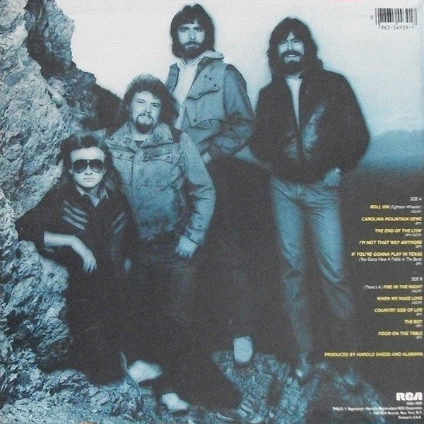 Alabama - Roll On (Vinyl, LP, Album) Very Good (VG) / Good Plus (G+)