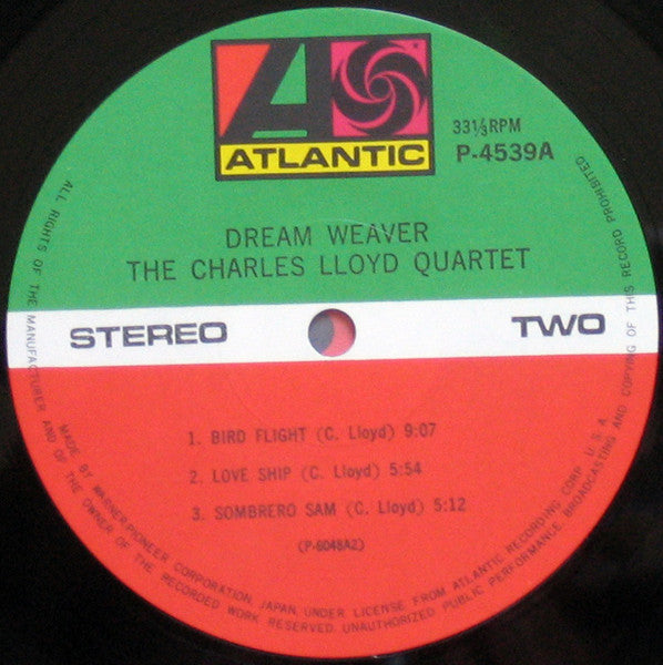 The Charles Lloyd Quartet - Dream Weaver (Vinyl, LP, Album, Reissue...