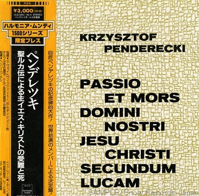 Krzysztof Penderecki - Passio Et Mors Domini Nostri Jesu Christi Se...