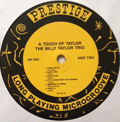 Billy Taylor Trio - A Touch Of Taylor (Vinyl, LP, Album, Reissue, R...