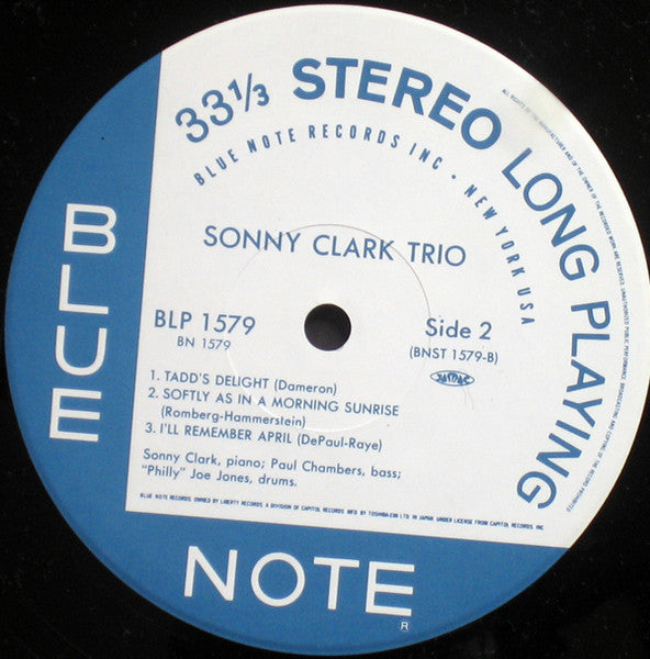 Sonny Clark Trio - Sonny Clark Trio (Vinyl, LP, Album, Stereo, Reissue, Limited Edition) Very Good Plus (VG+) / Very Good Plus (VG+)