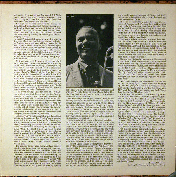 J.J. Johnson - Early Bones (2xVinyl, LP, Compilation) Good Plus (G+) / Good Plus (G+)