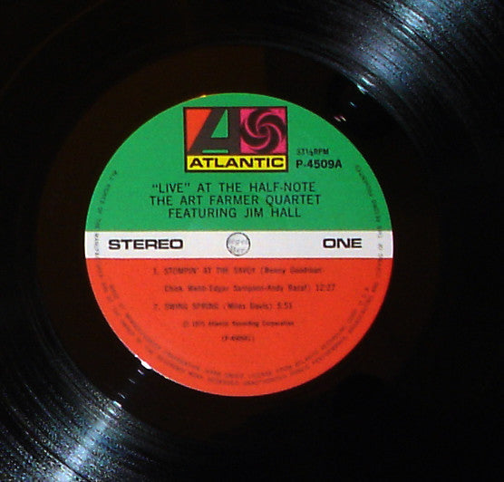 Art Farmer Quartet - "Live" At The Half-Note (Vinyl, LP, Album, Ste...