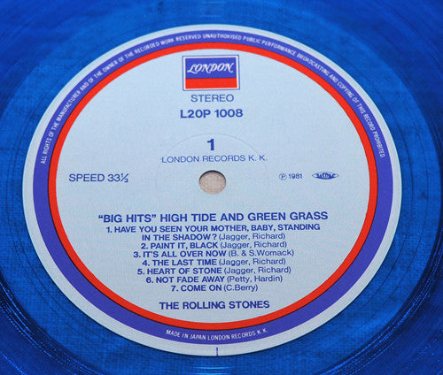 The Rolling Stones - Big Hits (High Tide And Green Grass) (Vinyl, LP, Compilation, Stereo) Very Good Plus (VG+) / Very Good Plus (VG+)