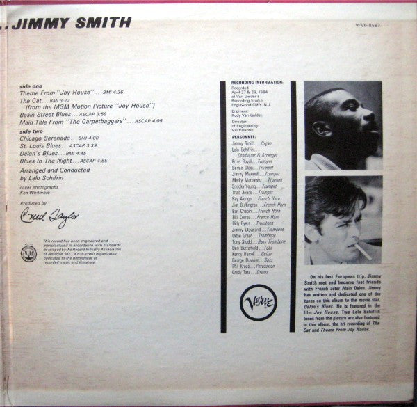 Jimmy Smith - The Cat (Vinyl, LP, Album, Stereo)