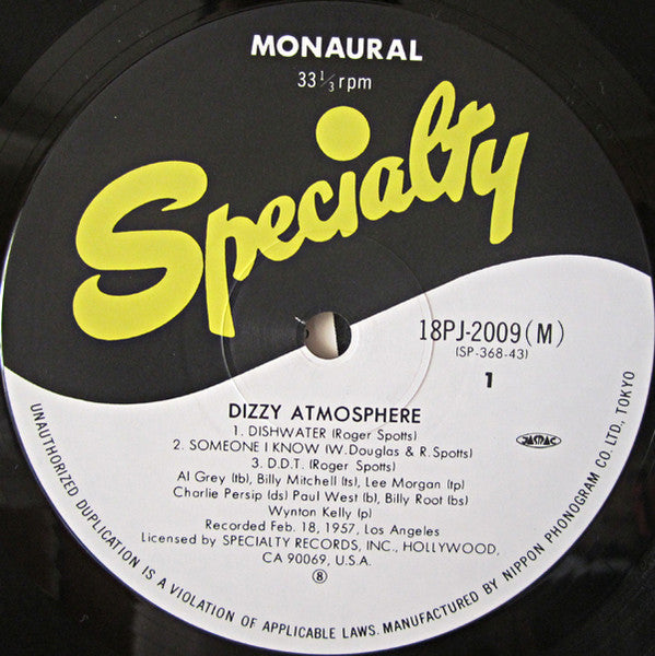 Al Grey - Dizzy Atmosphere (Vinyl, LP, Album, Reissue, Mono)