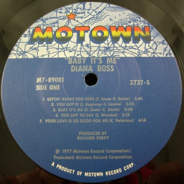 Diana Ross - Baby It's Me (Vinyl, LP, Album) Good Plus (G+) / Good Plus (G+)