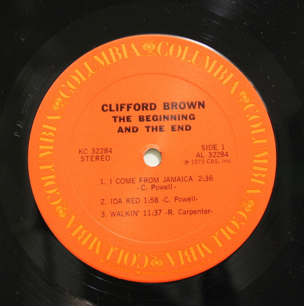 Clifford Brown - The Beginning And The End (Vinyl, LP, Album, Stereo) Good Plus (G+) / Good Plus (G+)