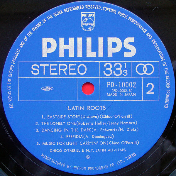 Chico O'Farrill - Latin Roots (Vinyl, LP) Good Plus (G+) / Good Plus (G+)