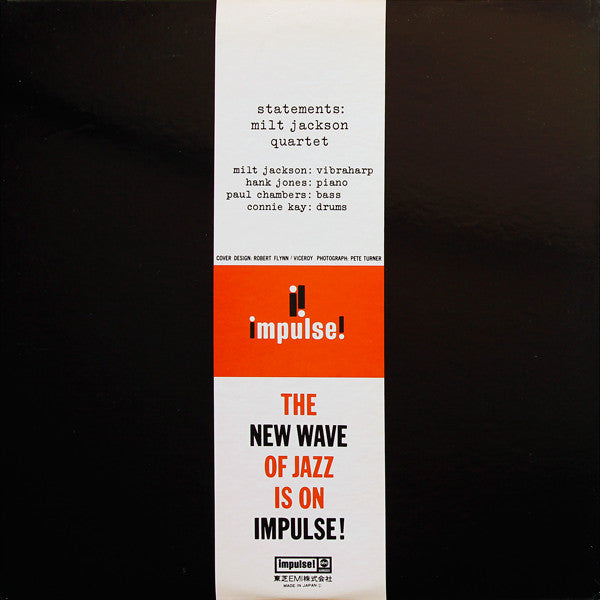 The Milt Jackson Quartet - Statements (Vinyl, LP, Album, Reissue, Stereo) Very Good (VG) / Very Good Plus (VG+)