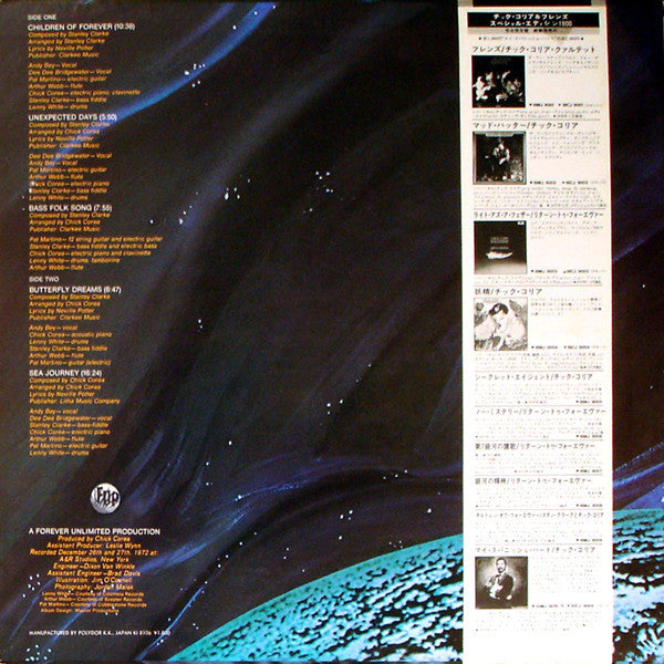 Stanley Clarke - Children Of Forever (Vinyl, LP, Album, Limited Edition, Reissue) Very Good Plus (VG+) / Good Plus (G+)