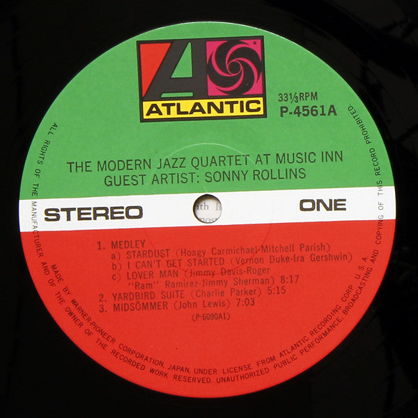The Modern Jazz Quartet - The Modern Jazz Quartet At Music Inn — Volume 2 (Vinyl, LP, Album, Reissue, Stereo) Very Good Plus (VG+) / Good Plus (G+)