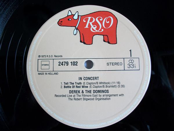 Derek & The Dominos - In Concert (2xVinyl, LP, Album, Stereo) Very Good Plus (VG+) / Very Good Plus (VG+)