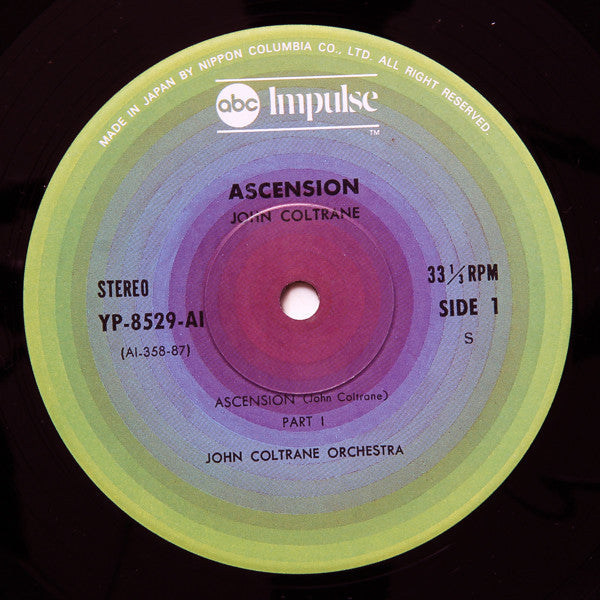 John Coltrane - Ascension (Edition II) = Ascension (Vinyl, LP, Album, Reissue, Stereo) Near Mint (NM or M-) / Very Good Plus (VG+)