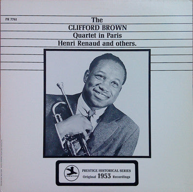 Clifford Brown Quartet - The Clifford Brown Quartet In Paris (Vinyl, LP, Compilation, Reissue, Remastered) Good Plus (G+) / Very Good Plus (VG+)