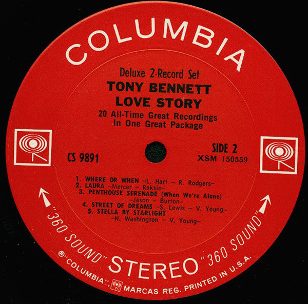 Tony Bennett - Love Story (2xVinyl, LP, Compilation) Good Plus (G+) / Good Plus (G+)