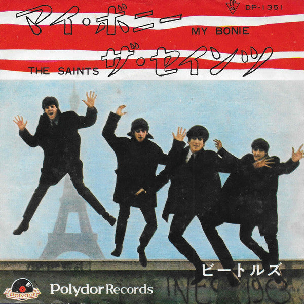 The Beatles - My Bonnie / The Saints (Vinyl, 7", 45 RPM, Single, Misprint, Reissue, Mono) Good Plus (G+) / Poor (P)