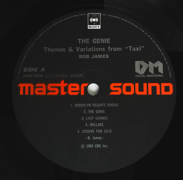 Bob James - The Genie: Themes & Variations From The TV Series "Taxi" (Vinyl, LP, Album) Very Good Plus (VG+) / Very Good Plus (VG+)