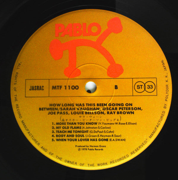 Sarah Vaughan - How Long Has This Been Going On? (Vinyl, LP, Album)