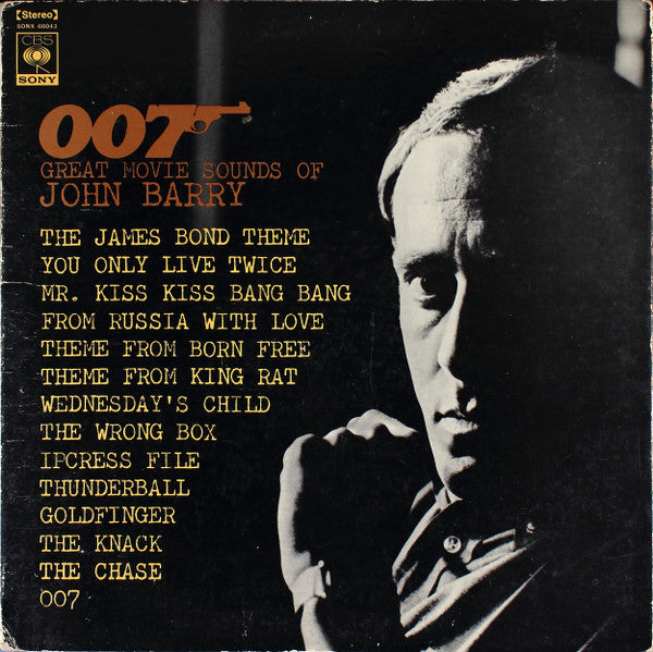 John Barry & His Orchestra - 007 - Great Movie Sounds Of John Barry (Vinyl, LP, Compilation, Stereo) Very Good Plus (VG+) / Very Good (VG)