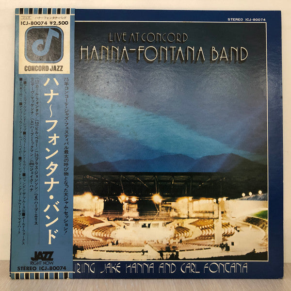 The Hanna-Fontana Band - Live At Concord (Vinyl, LP, Album) Very Good Plus (VG+) / Very Good (VG)