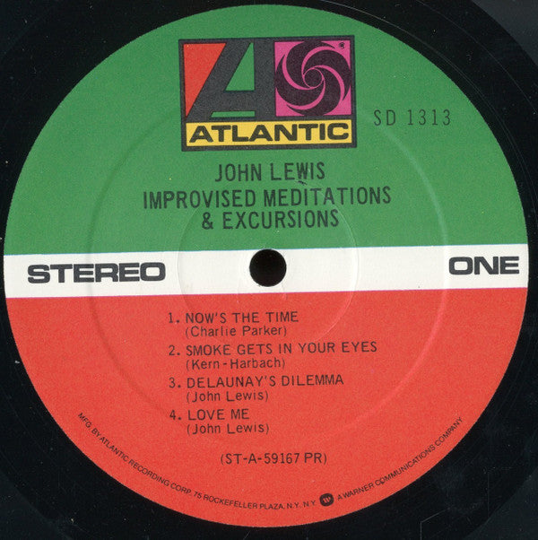 John Lewis (2) - Improvised Meditations & Excursions (Vinyl, LP, Album, Reissue, Stereo) Very Good (VG) / Good Plus (G+)