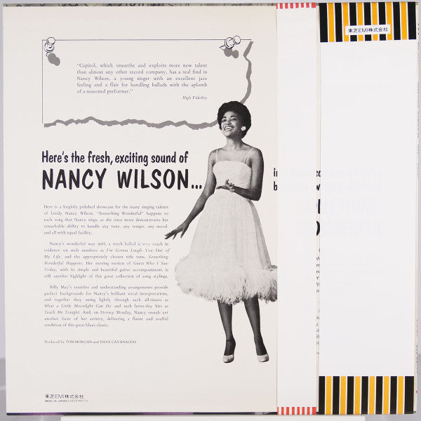 Nancy Wilson - Something Wonderful (Vinyl, LP, Album, Reissue, Stereo) Good Plus (G+) / Very Good (VG)