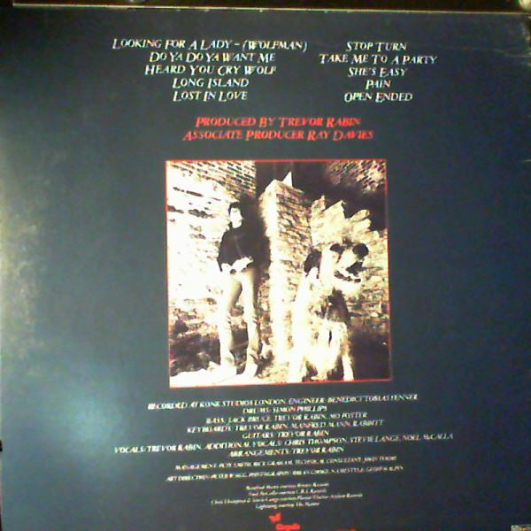 Trevor Rabin - Wolf (Vinyl, LP, Album, Promo, Stereo) Very Good Plus (VG+) / Very Good Plus (VG+)