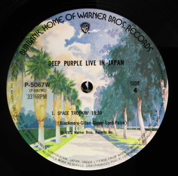 Deep Purple - Live In Japan (2xVinyl, LP) Very Good (VG) / Good Plus (G+)