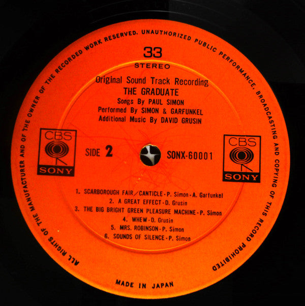 Paul Simon - The Graduate (Original Sound Track Recording) (Vinyl, ...