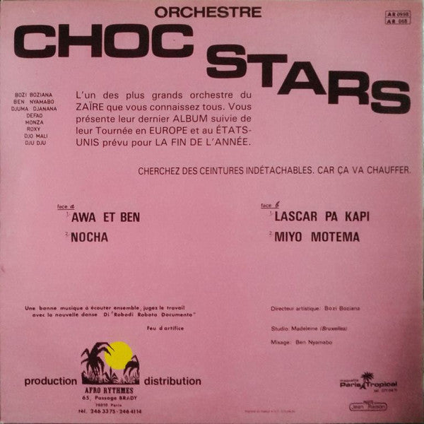 Choc Stars - Awa Et Ben (Vinyl, LP, Album, Stereo) Very Good Plus (VG+) / Very Good Plus (VG+)