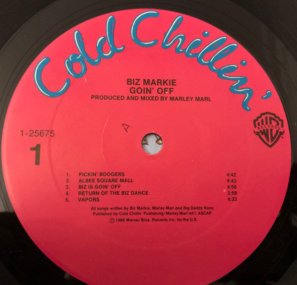 Biz Markie - Goin' Off (Vinyl, LP, Album) Very Good (VG) / Very Good Plus (VG+)