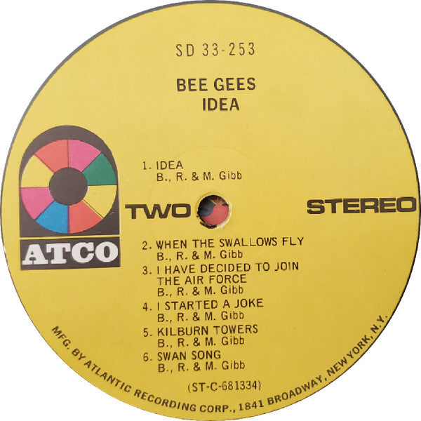 Bee Gees - Idea (Vinyl, LP, Album, Stereo) Very Good (VG) / Good (G)