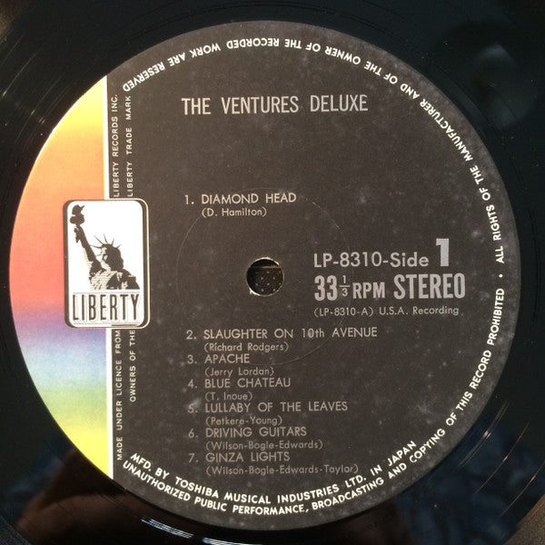 The Ventures - Deluxe (Vinyl, LP, Compilation, Stereo) Very Good Plus (VG+) / Very Good Plus (VG+)