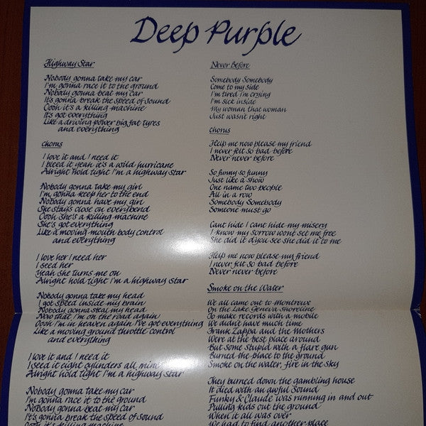 Deep Purple - Machine Head (Vinyl, LP, Album, Reissue)