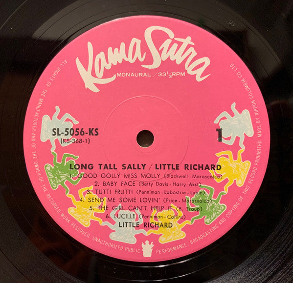 Little Richard - Long Tall Sally (Vinyl, LP, Album, Mono) Very Good Plus (VG+) / Very Good (VG)